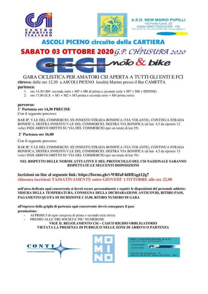 G.P. Chiusura 2020 1