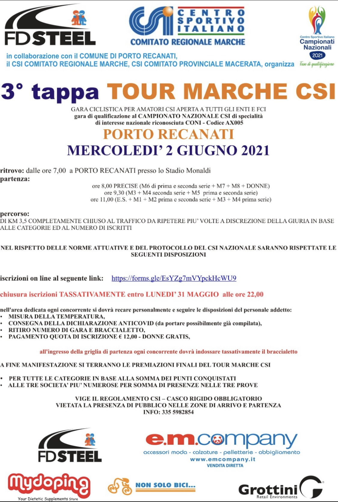 3° Tappa Tour Marche CSI 1