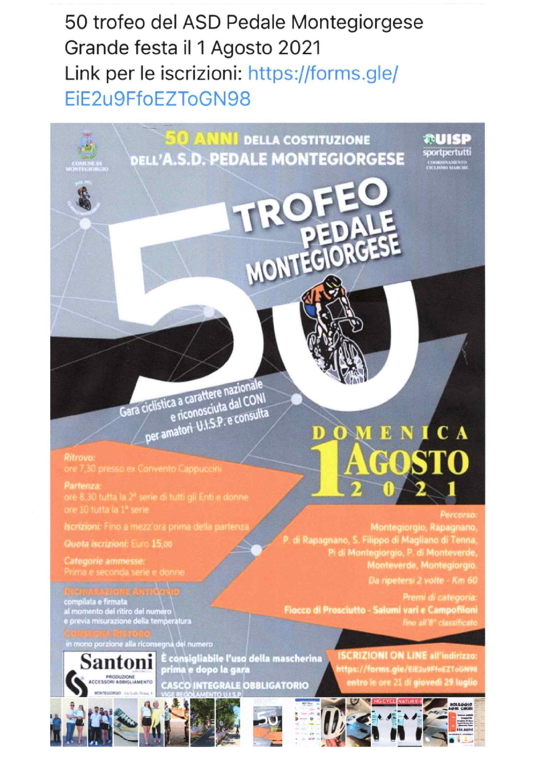 50° Trofeo Pedale Montegiorgiese 1