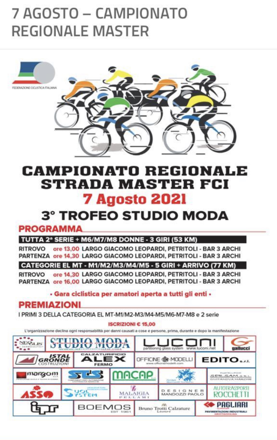 Campionato Regionale FCI 1