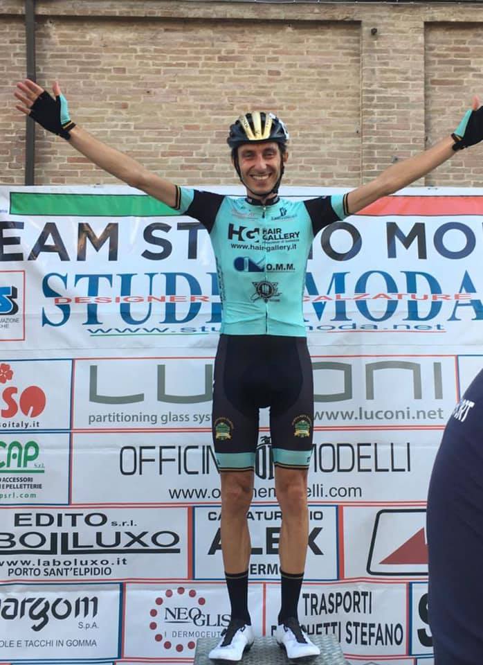 Stefano Scotti e Paolo Corradetti: due maglie di Campione Regionale FCI Marche strada per l’HG Cycling Team a Petritoli 2