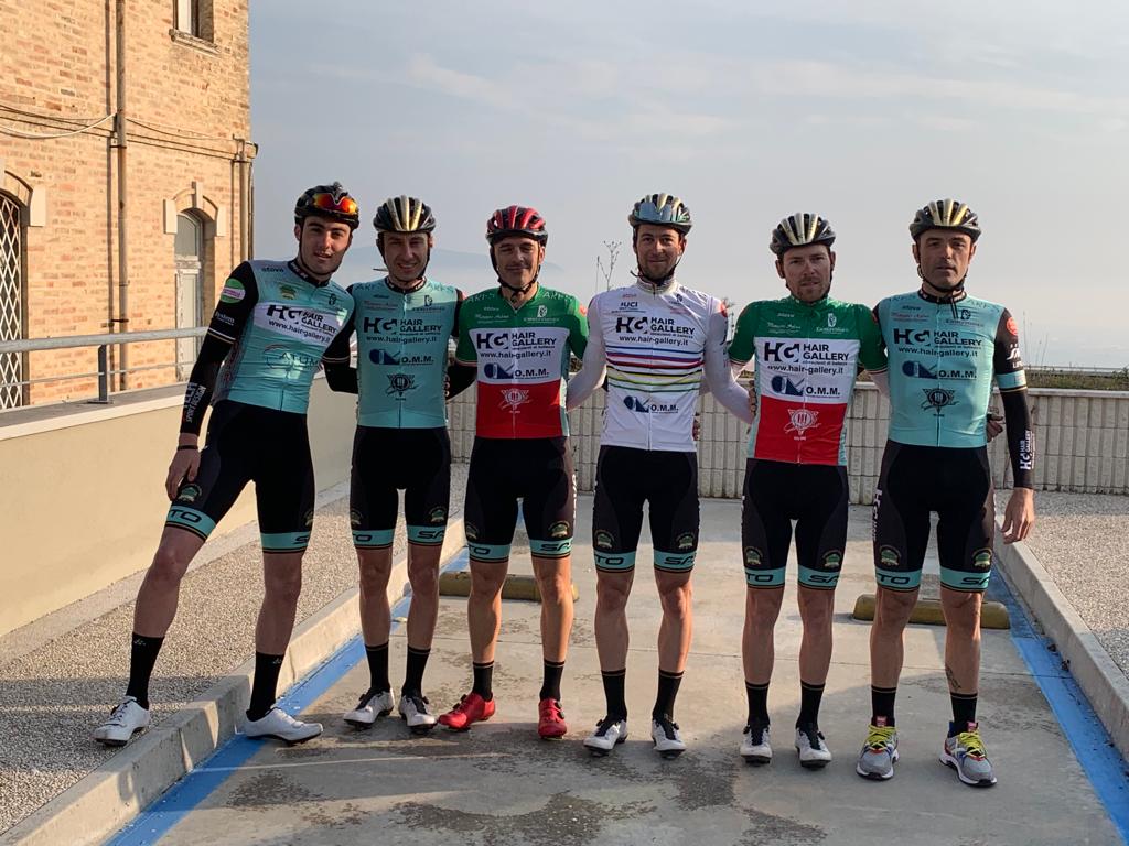 Leopardiana: vittoria sfiorata a Recanati per l'Hair Gallery Cycling Team con il campione del mondo Ivan Martinelli 2