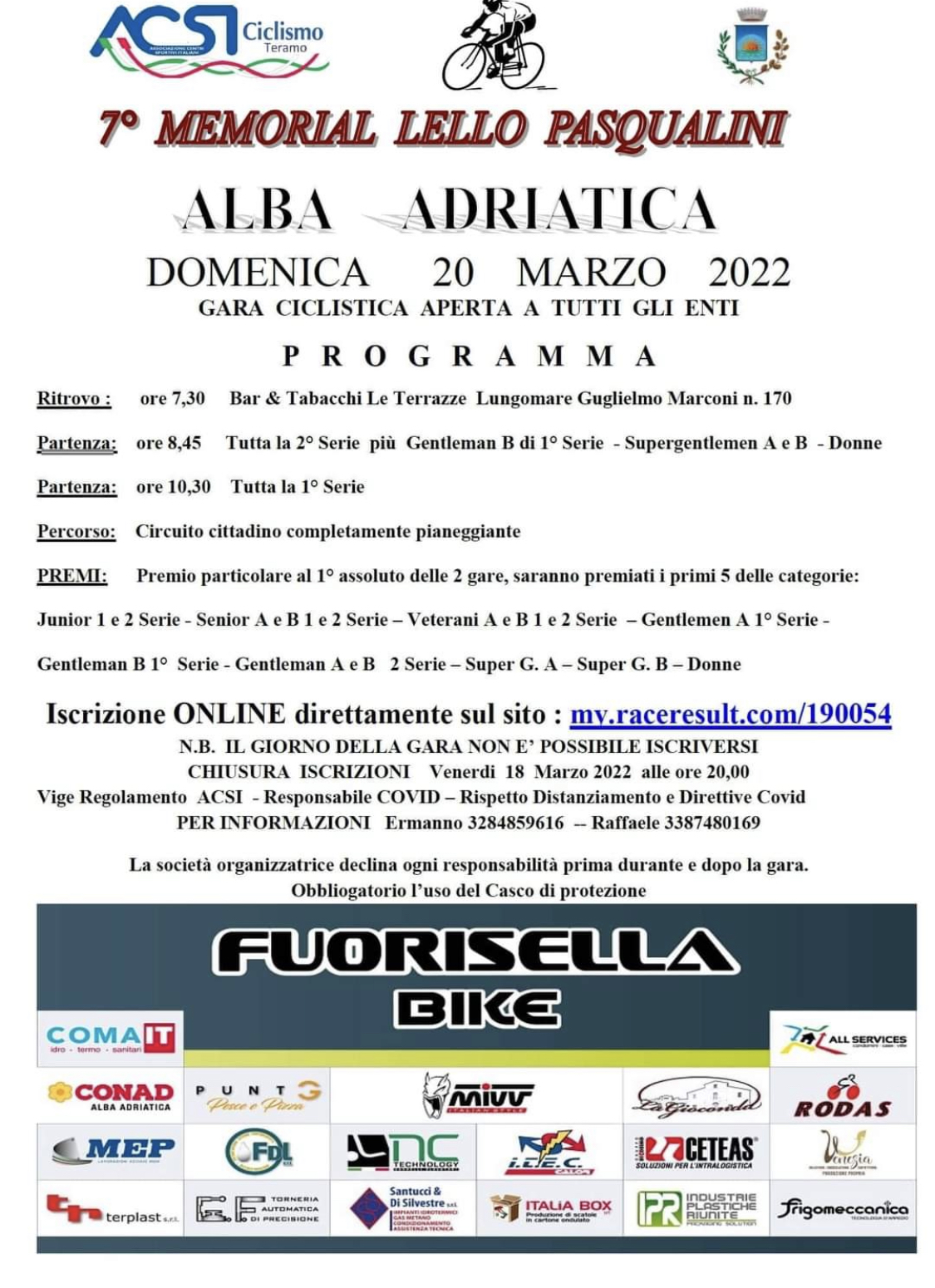 7° Memorial lello Pasqualini 1