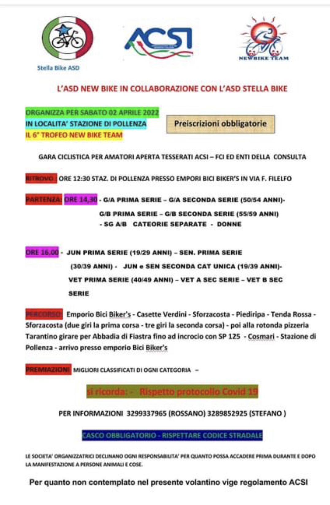 6° Trofeo New Bike Team 1