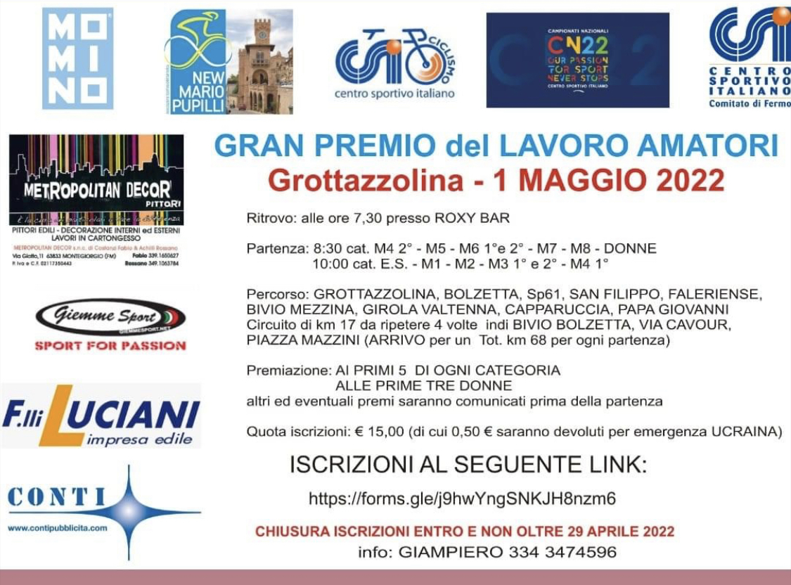 Gran Premio del lavoro Matori 1