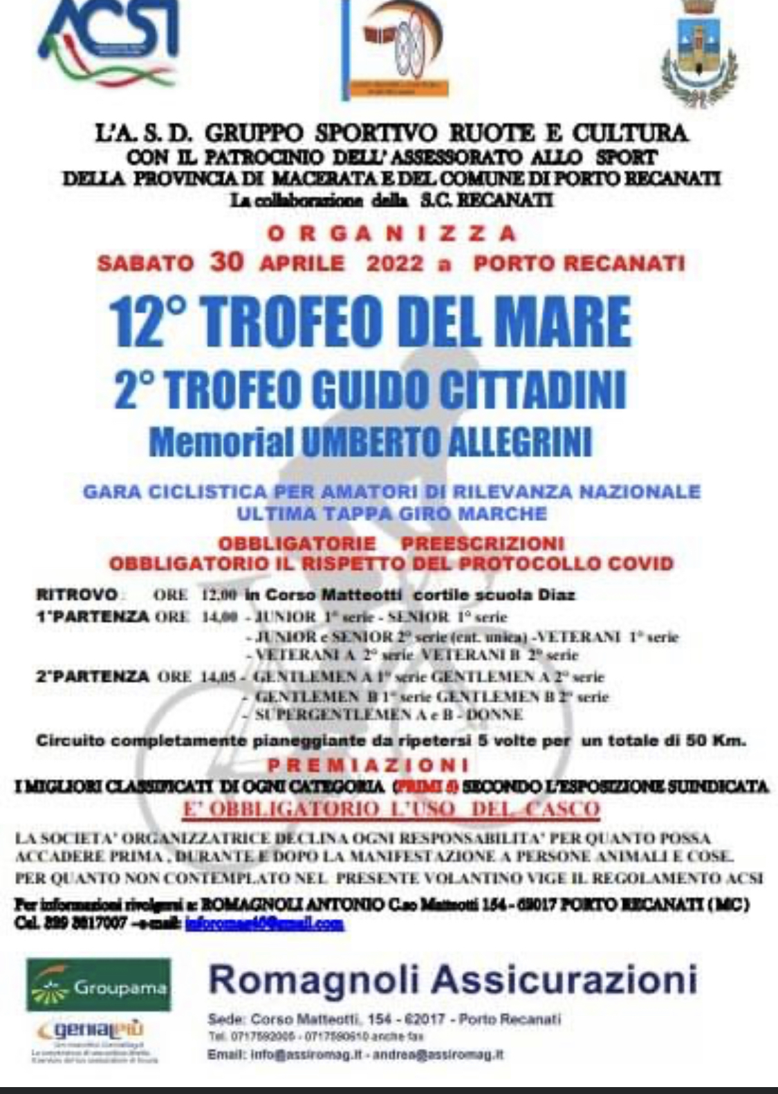 12° Trofeo Del Mare 2° Trofeo Guido Cittadini 1