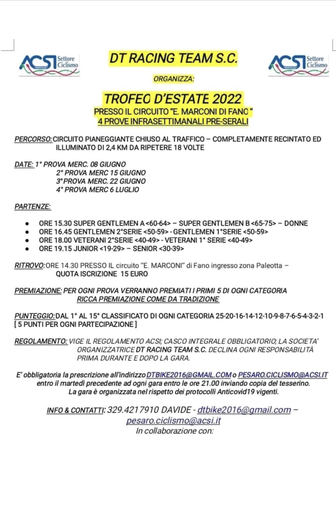 Trofeo D'Estate 2022 1