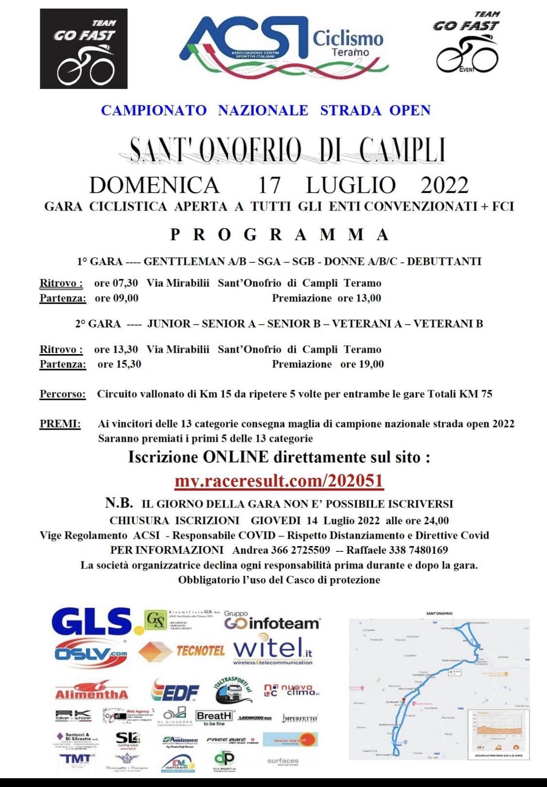 Campionato Nazionale Strada Open 1