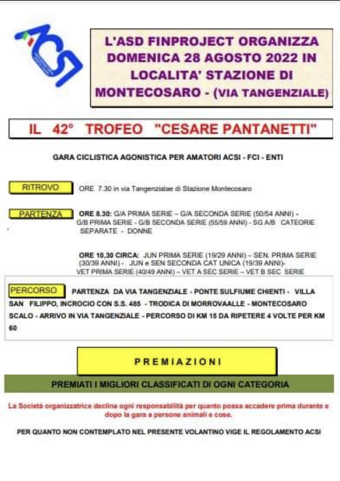 42° Trofeo Cesare Pananetti 1
