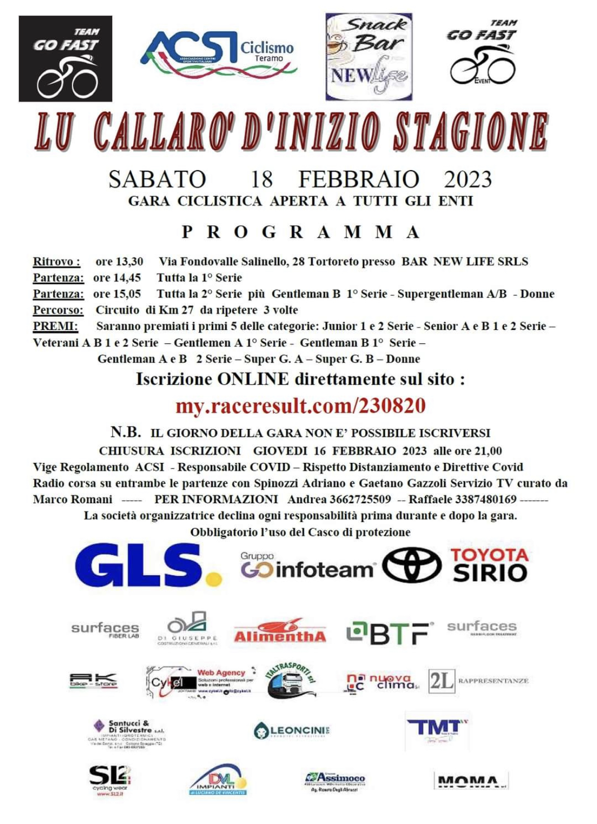 Lu Callaro' D'inizio Stagione 1