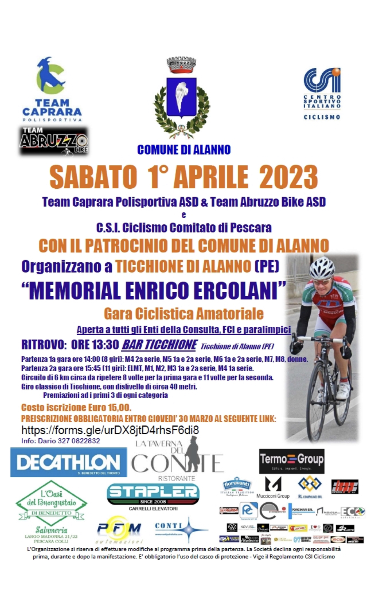 Memorial Enrico Ercolani 1