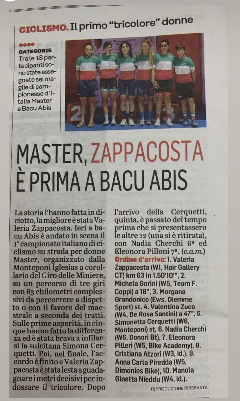 Campionato Italiano Master Strada 1