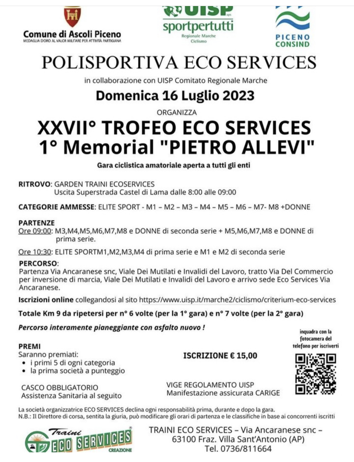 XXVII° Trofeo Eco Services 1° Memorial Pietro Allevi 1