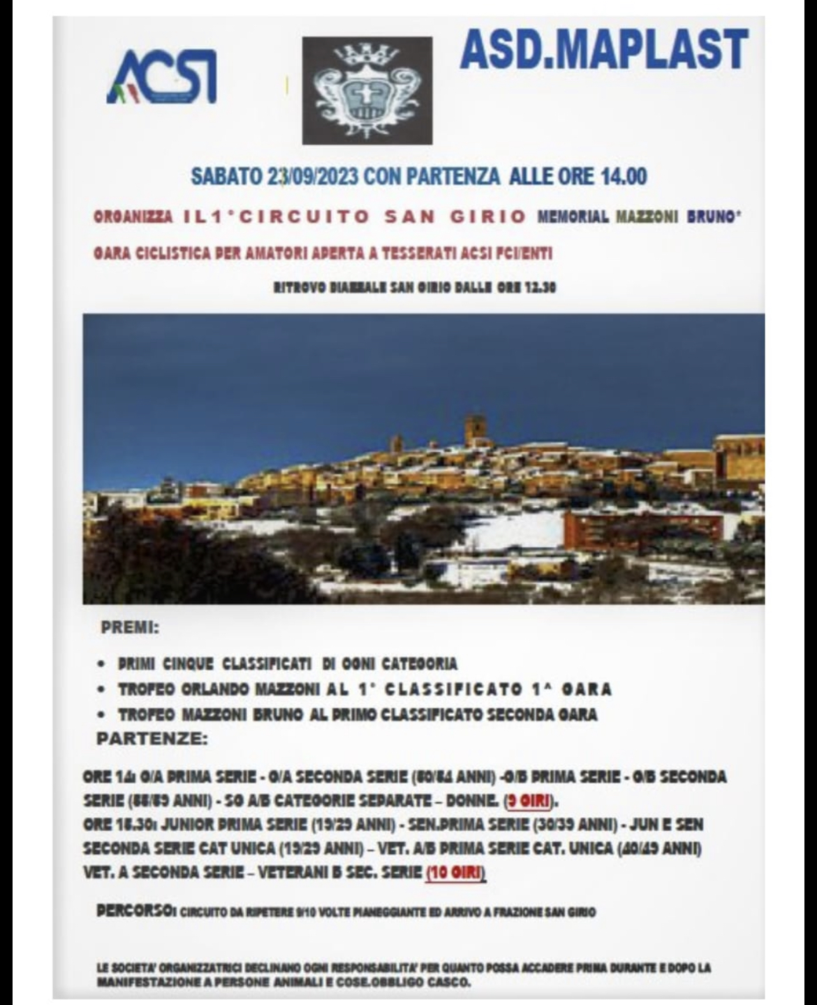 Memorial Mazzoni Bruno 1