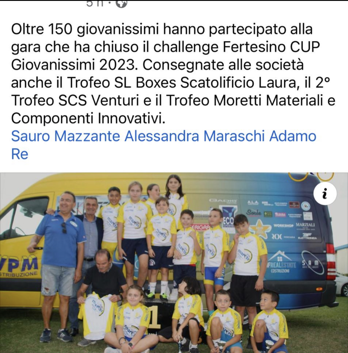 Trofeo SL Boes Scatolificio Laura 1