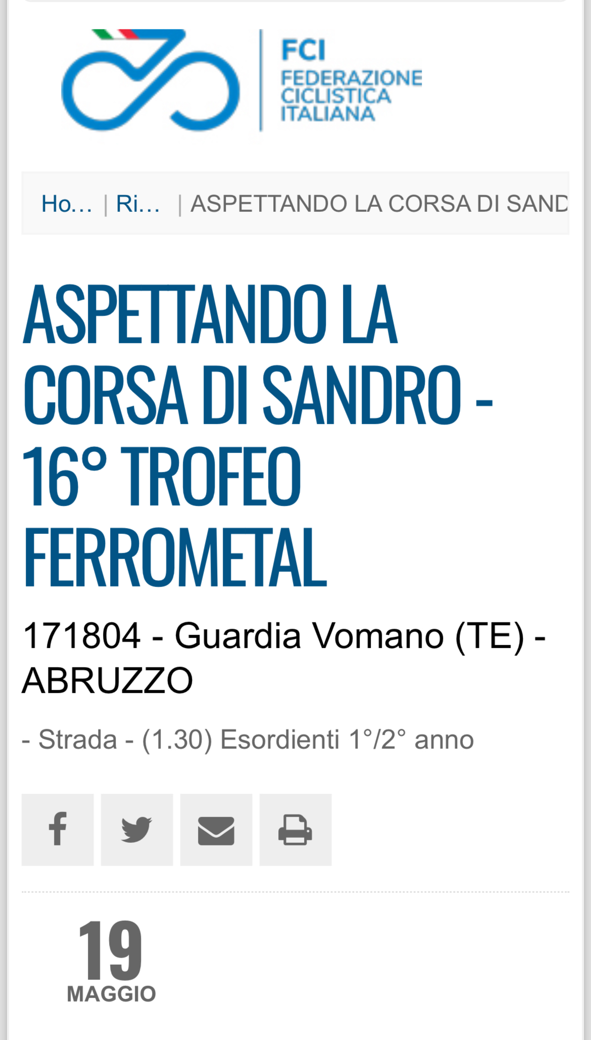 16° Trofeo Ferrometal Esordienti 1