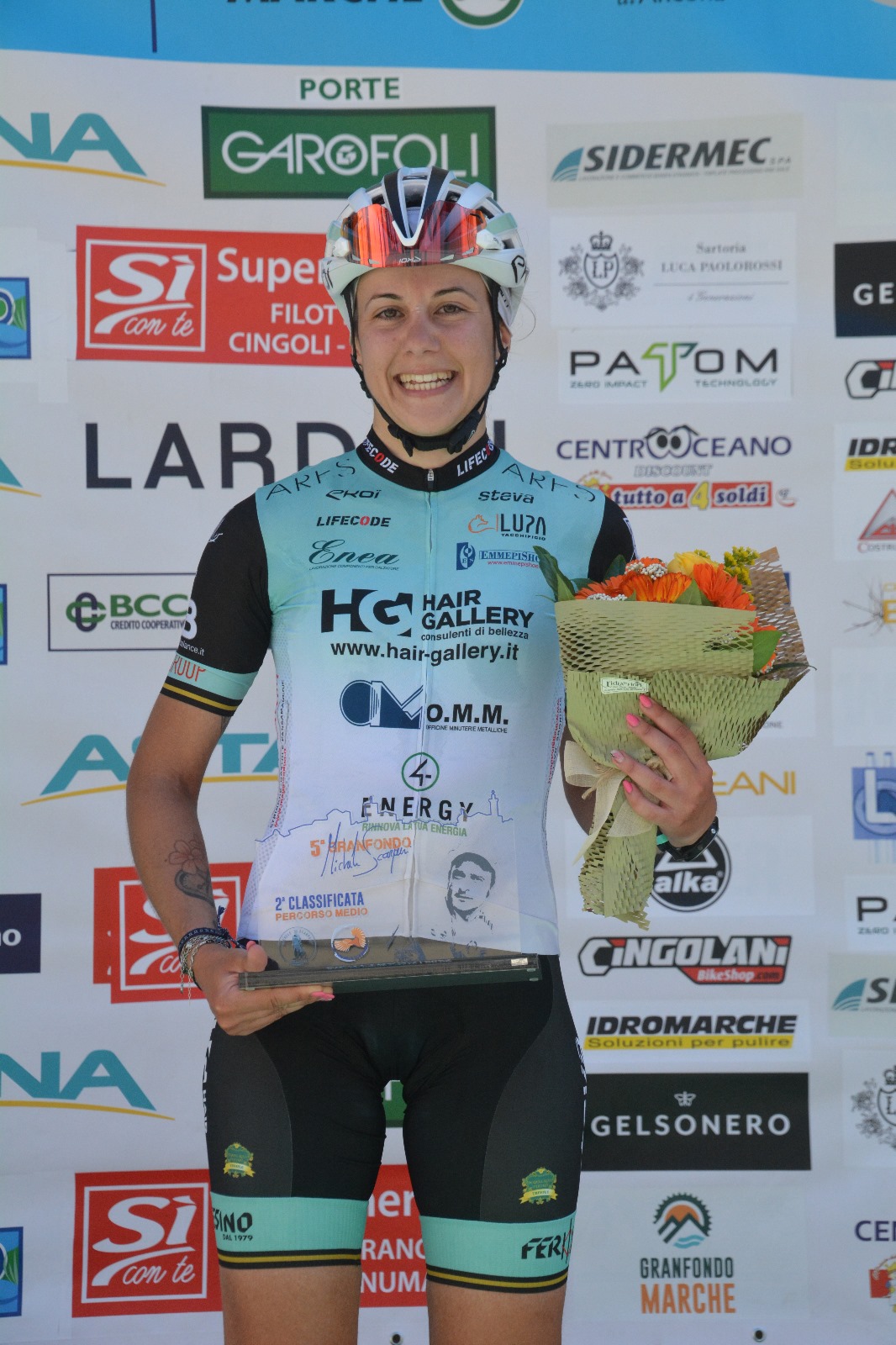 Pierangelini sfiora il successo a Valmir. Mery Guerrini seconda alla Mediofondo Michele Scarponi 2