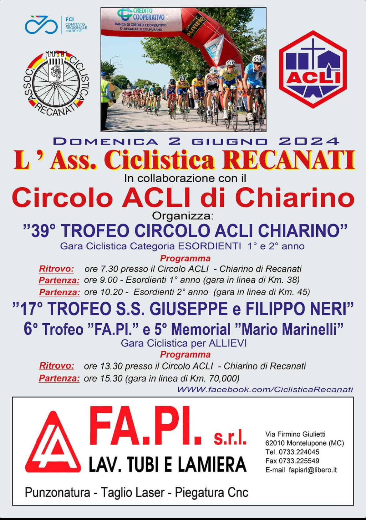39° Trofeo S.S. Giuseppe e Filippo Neri 1