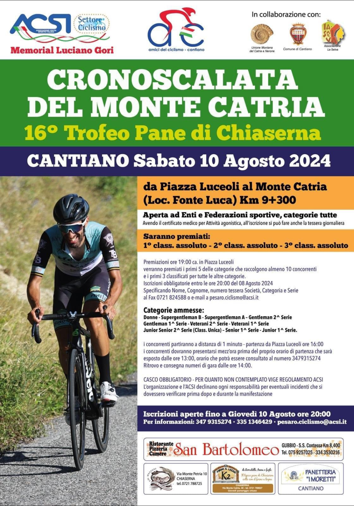 Cronoscalata Del Monte Catria 1