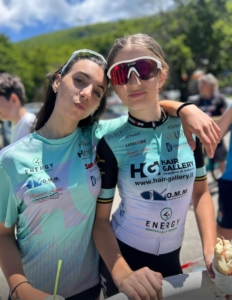 Mya Dazzani e Isabel Buldorini sul podio della prova Donne Esordienti del 40° Trofeo Circolo ACLI Chiarino 3