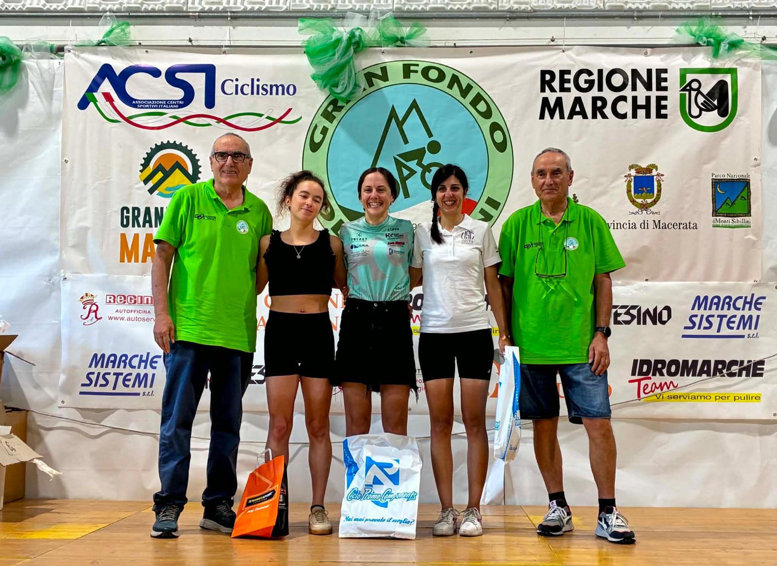 Guerrini regina dei Sibillini, Raimondi campione regionale e Palazzo si impone a Castel di Lama: weekend d'oro per la HG Cycling Team 3