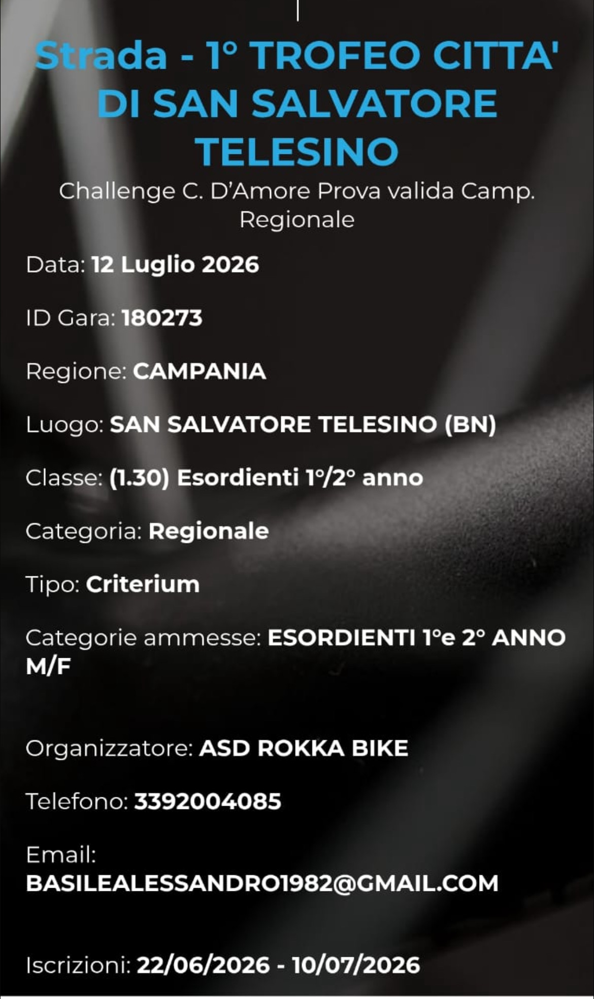 1° Trofeo Citta' Di San Salvatore Telesino 1